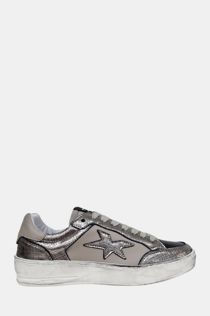 MELINE STARDUST PEWTER/GREY TRAINER