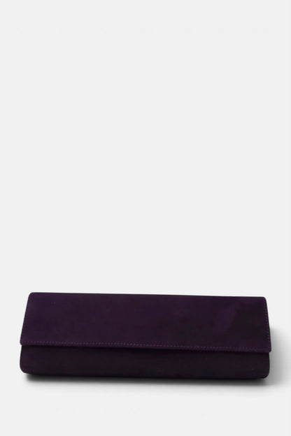 MARIAN PLUM  SUEDE BAG