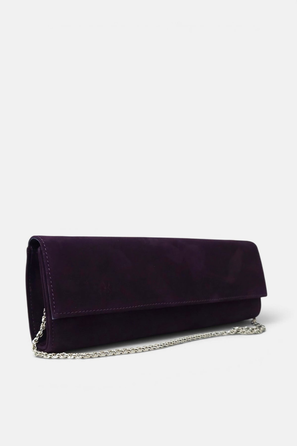 MARIAN PLUM  SUEDE BAG