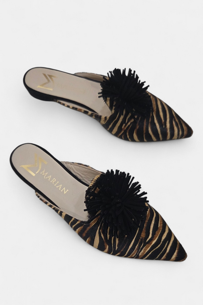 MARIAN 5403 PONYHAIR SLIDER LOAFER