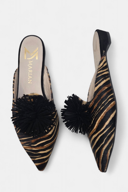MARIAN 5403 PONYHAIR SLIDER LOAFER