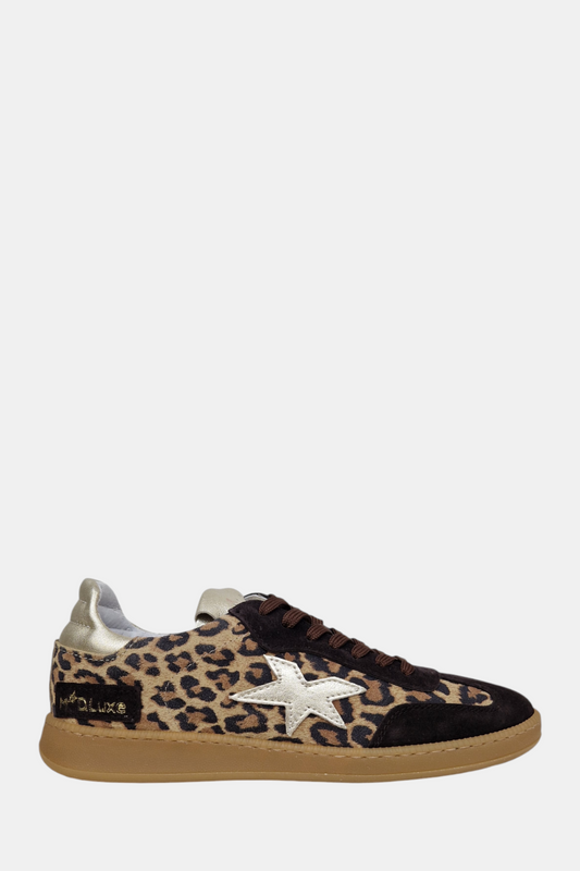 MELINE DONNA BROWN LEOPARD TRAINER