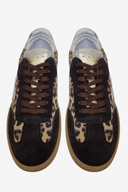 MELINE DONNA BROWN LEOPARD TRAINER