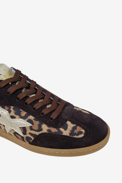 MELINE DONNA BROWN LEOPARD TRAINER