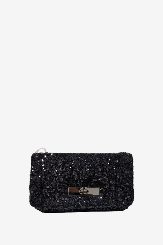 MENBUR 85752 BLACK SEQUIN BAG