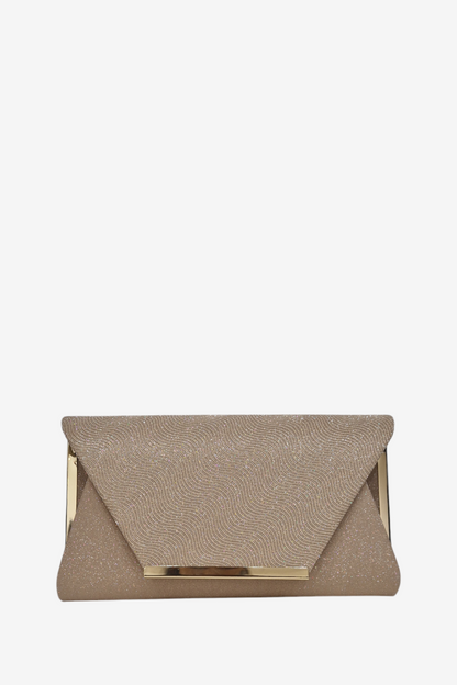 MENBUR 85345 GOLD CLUTCH BAG