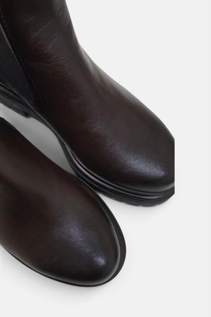 MJUS 60204 BROWN LEATHER CHELSEA BOOT