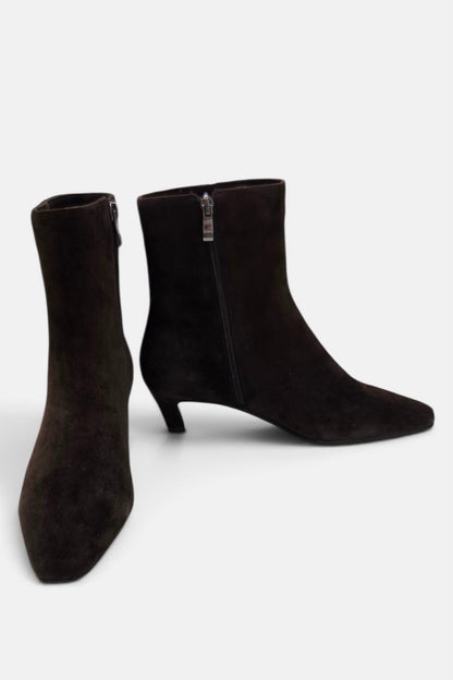 PEDRO ANTON FELICITY DARK BROWN SUEDE BOOT