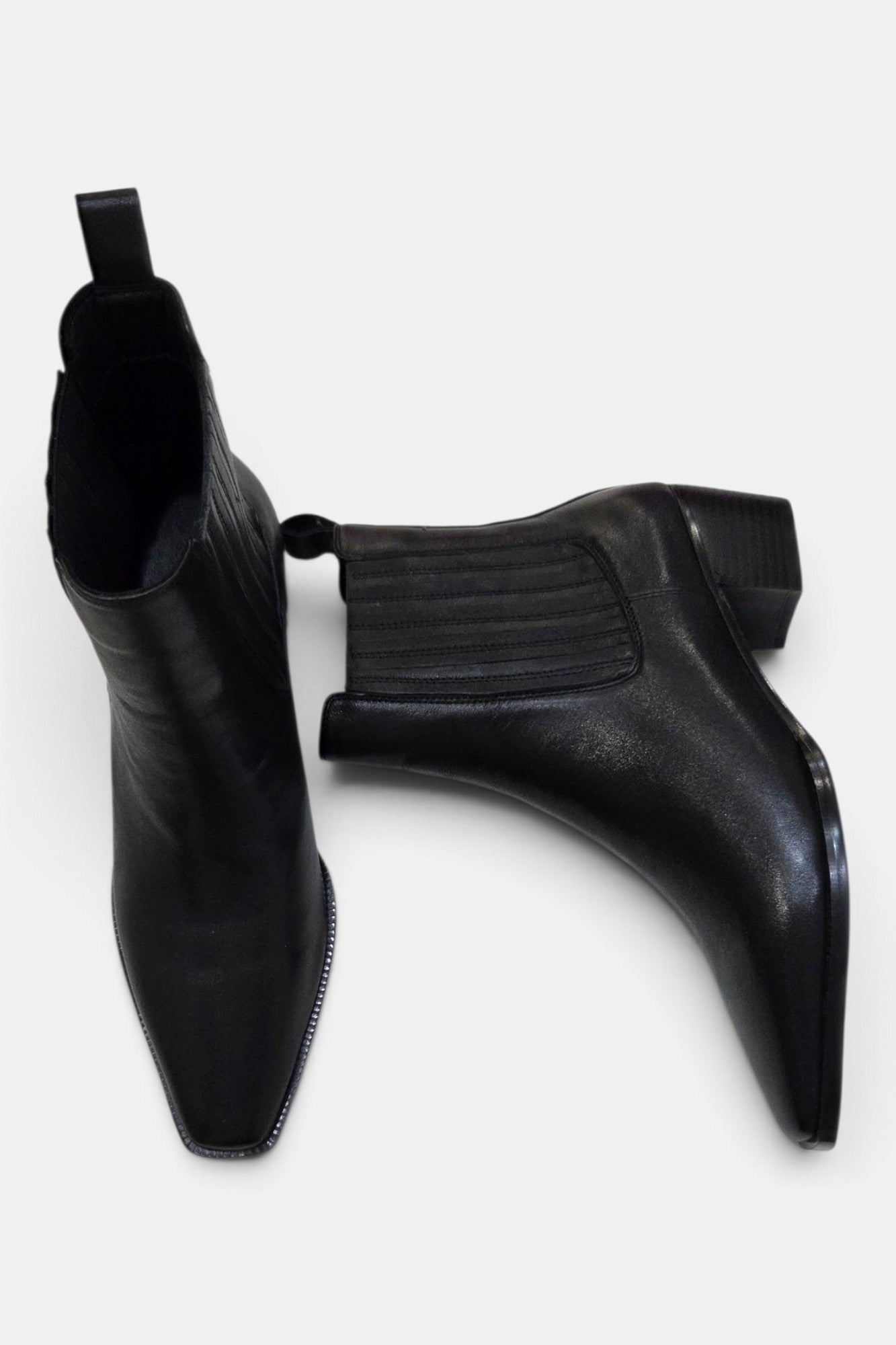 PEDRO ANTON LESLIE BLACK LEATHER BOOT