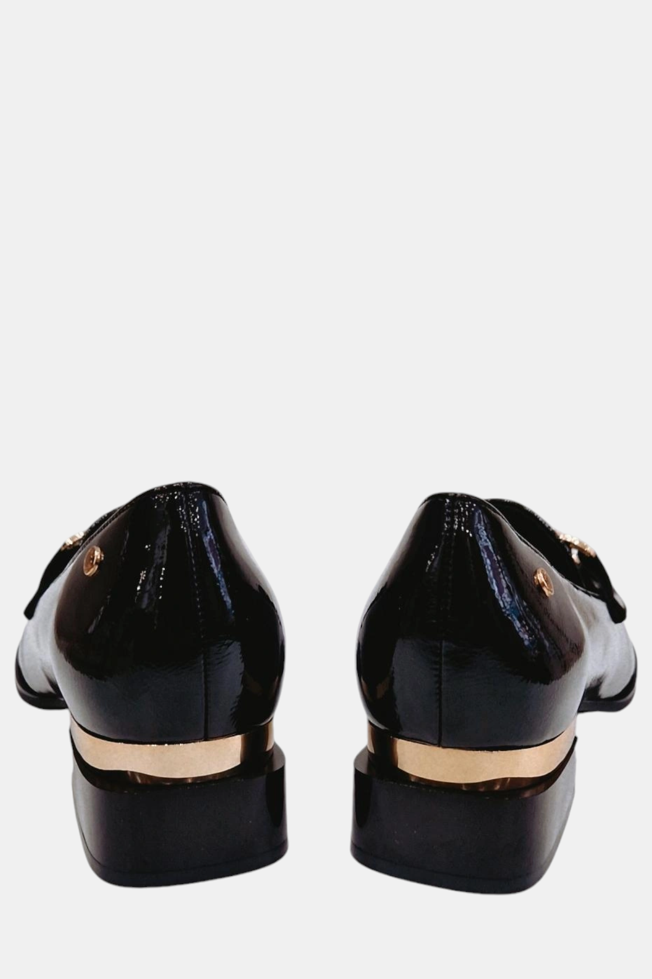 PATRIZIO COMO GERAKINI BLACK PATENT LOAFER