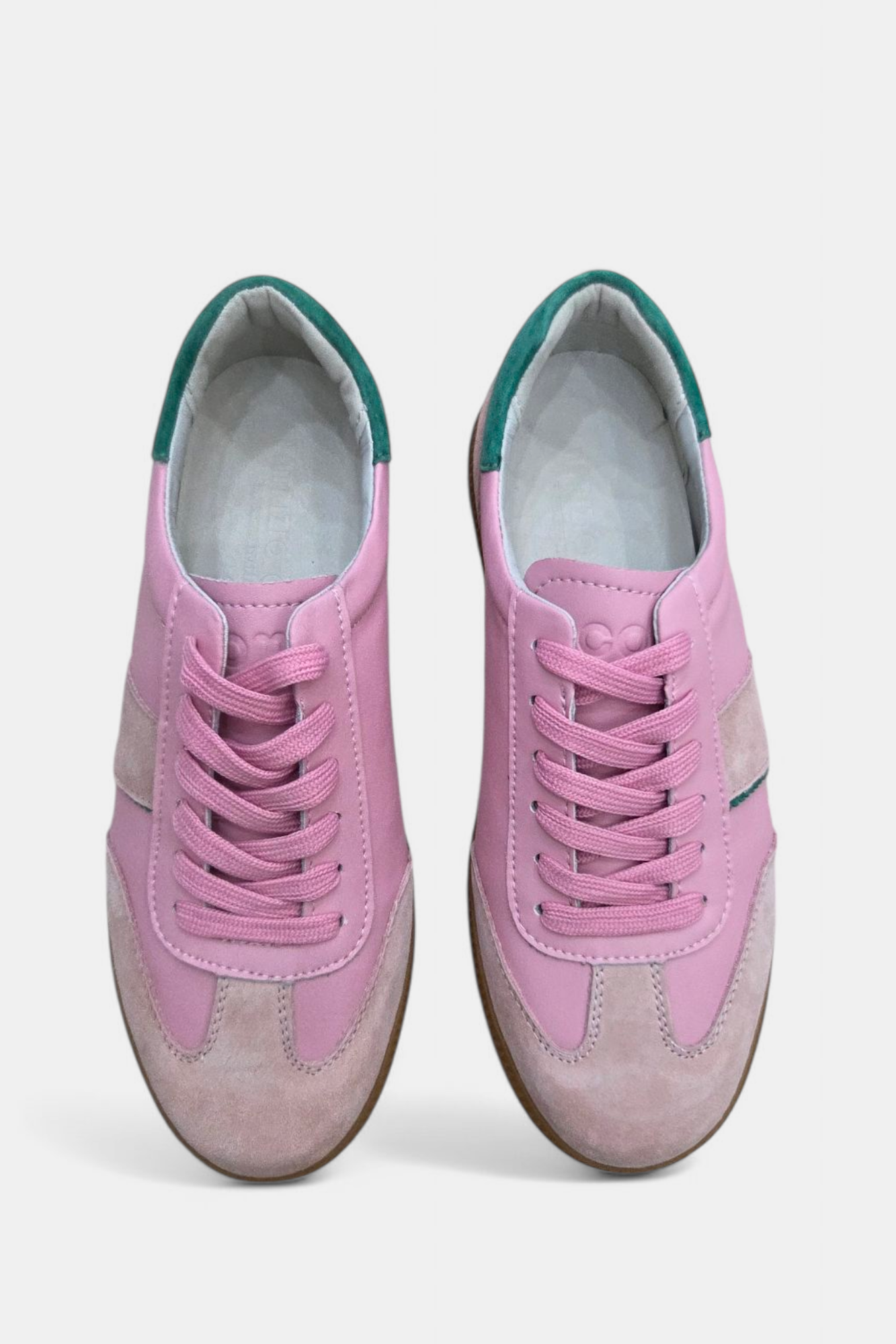 PATRIZIO COMO MELFI PINK LEATHER TRAINER