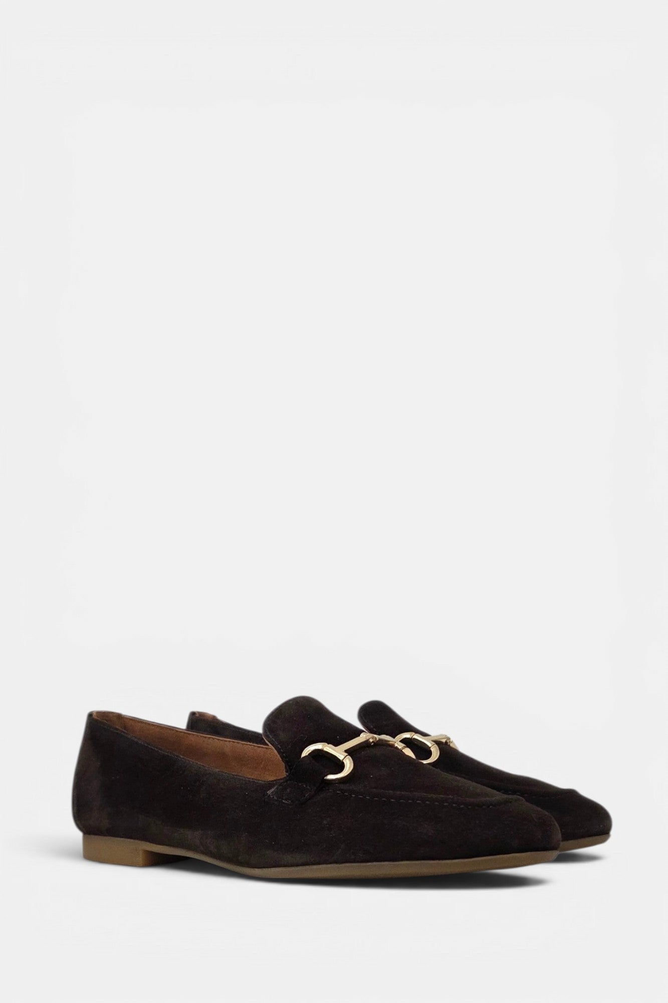 PAUL GREEN 2596 BROWN SUEDE LOAFERS