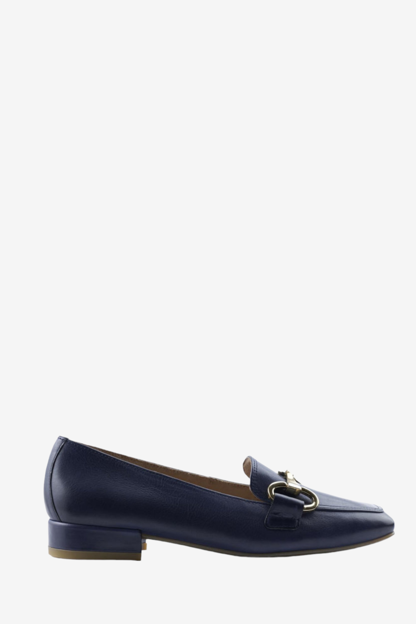 PAUL GREEN 2942 NAVY LEATHER LOAFER