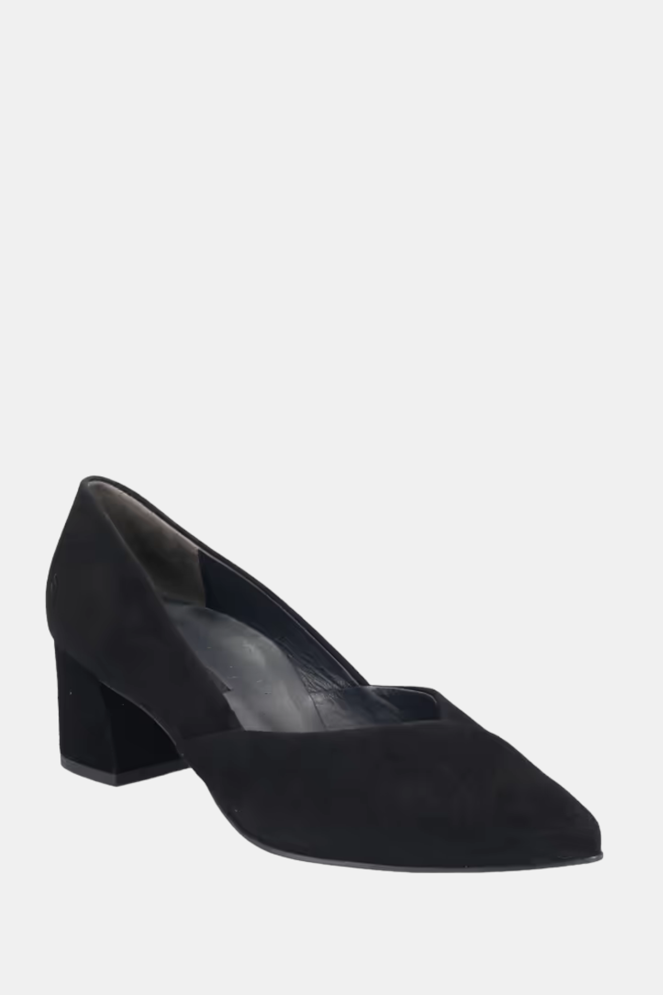 PAUL GREEN 3740 BLACK SUEDE HEEL