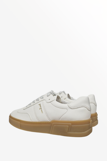 PAUL GREEN 5391 IVORY LEATHER TRAINER