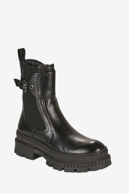 MJUS LUX 68205 BLACK LEATHER BOOT