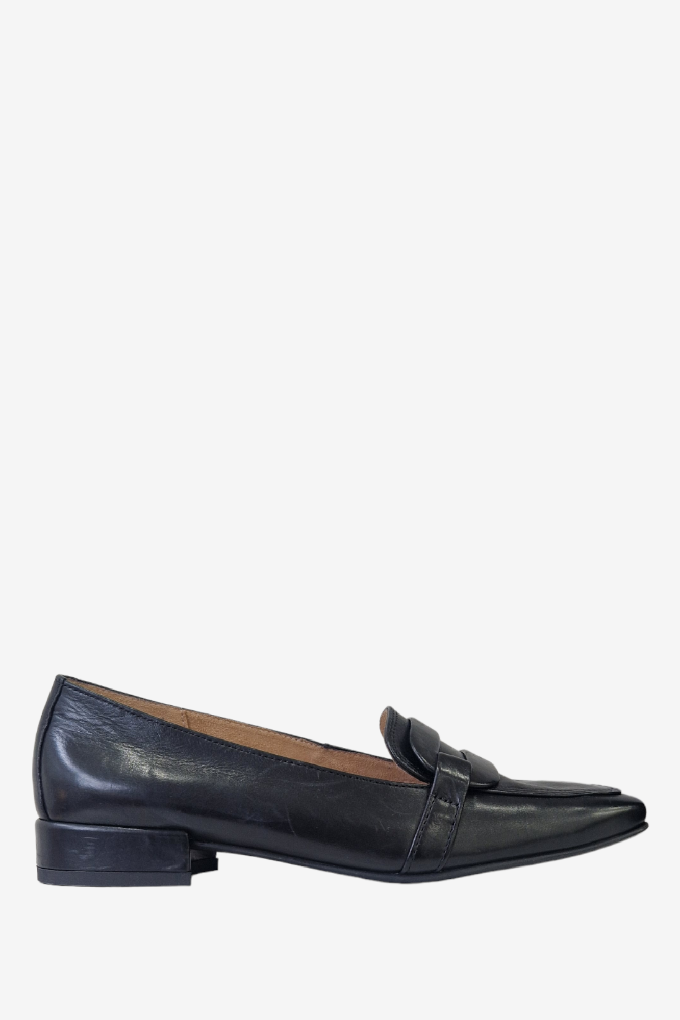 PAUL GREEN 2983 BLACK LEATHER LOAFER