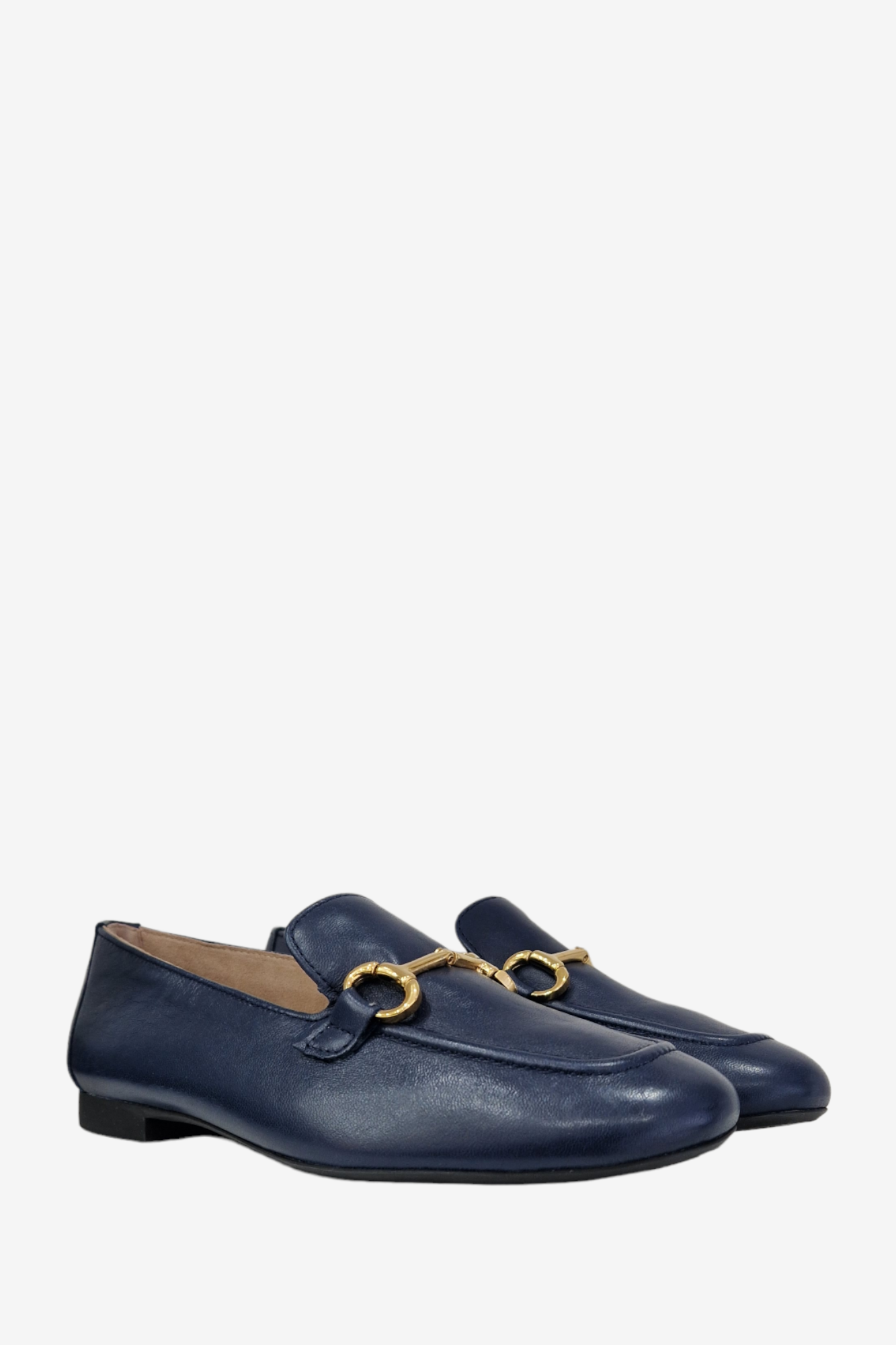 PAUL GREEN 2596 NAVY SUPER SOFT LEATHER LOAFERS