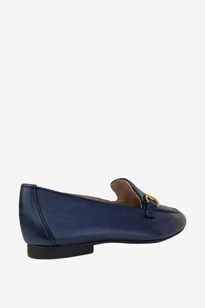 PAUL GREEN 2596 NAVY SUPER SOFT LEATHER LOAFERS