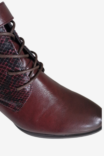 PATRIZIO COMO RAGUSA BURGUNDY BOOT