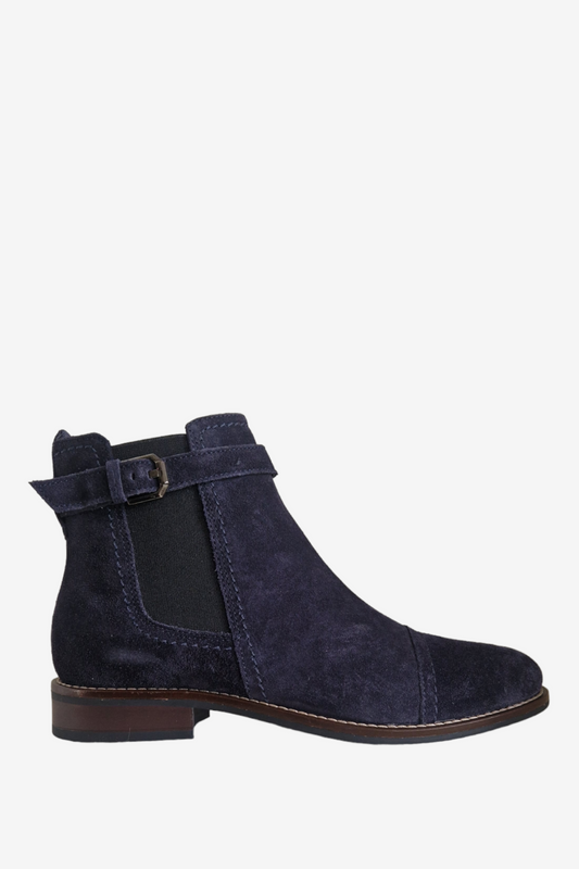CARA JUMP NAVY SUEDE BOOT