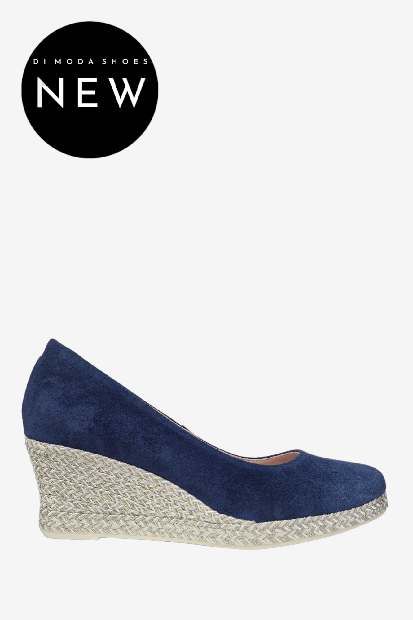 JOSE SAENZ 6019 NAVY SUEDE WEDGES