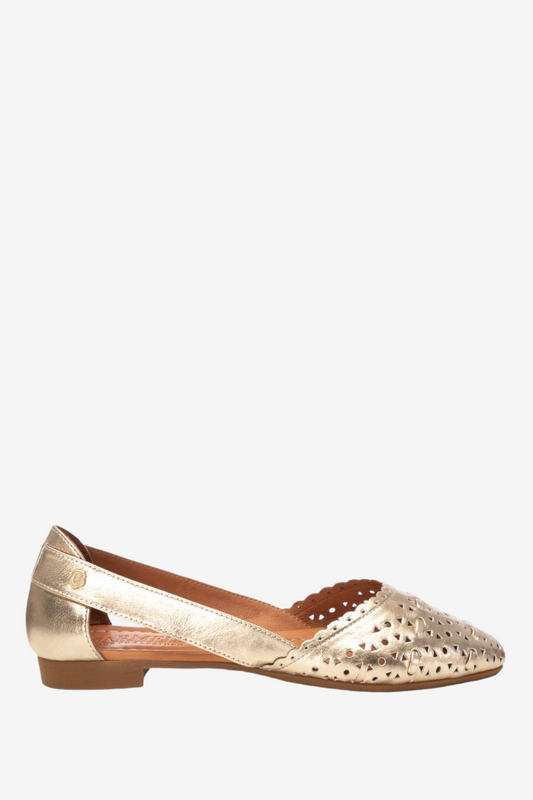 CARMELA 161581 GOLD LEATHER PUMP