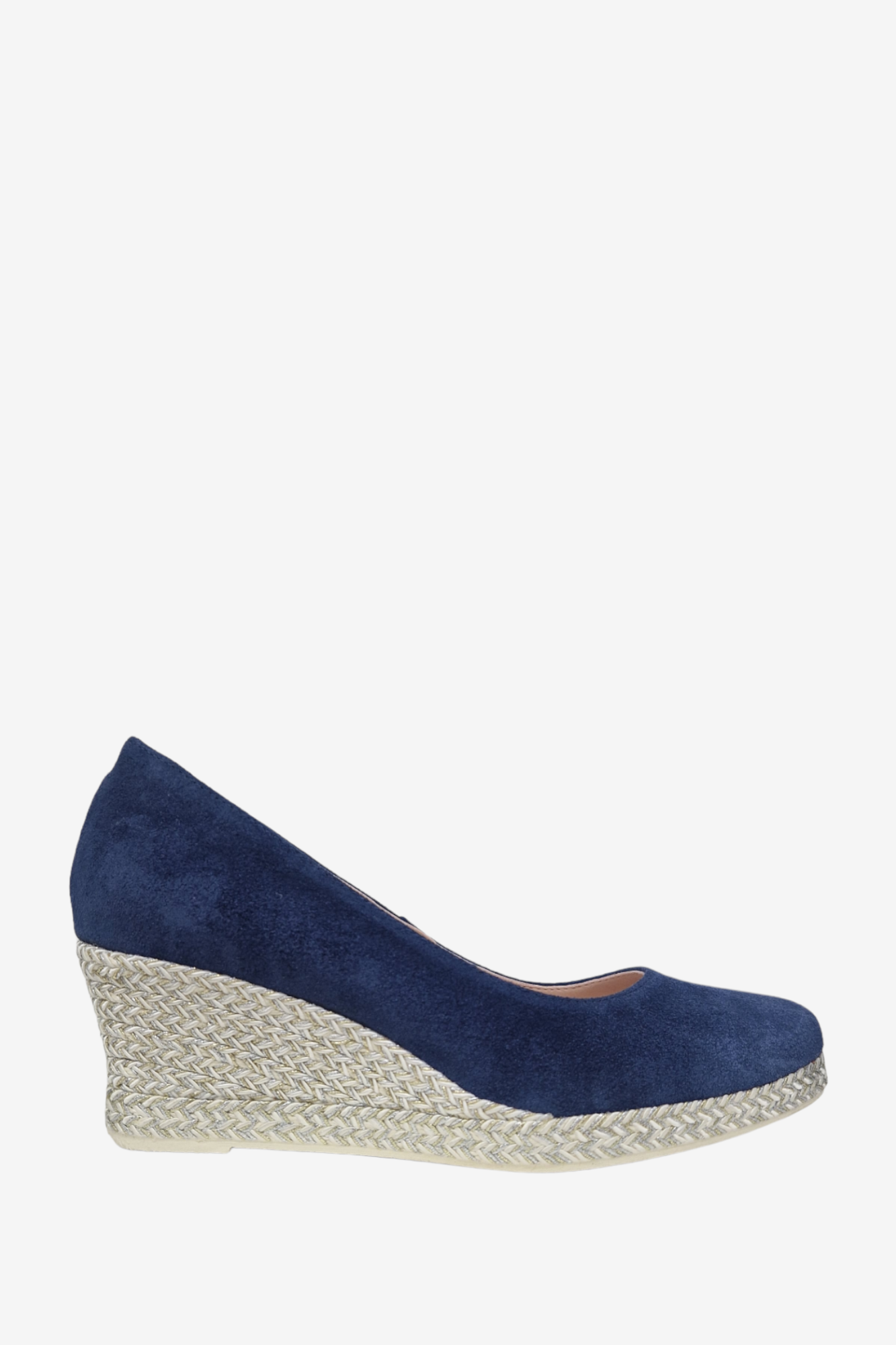 JOSE SAENZ 6019 NAVY SUEDE WEDGES