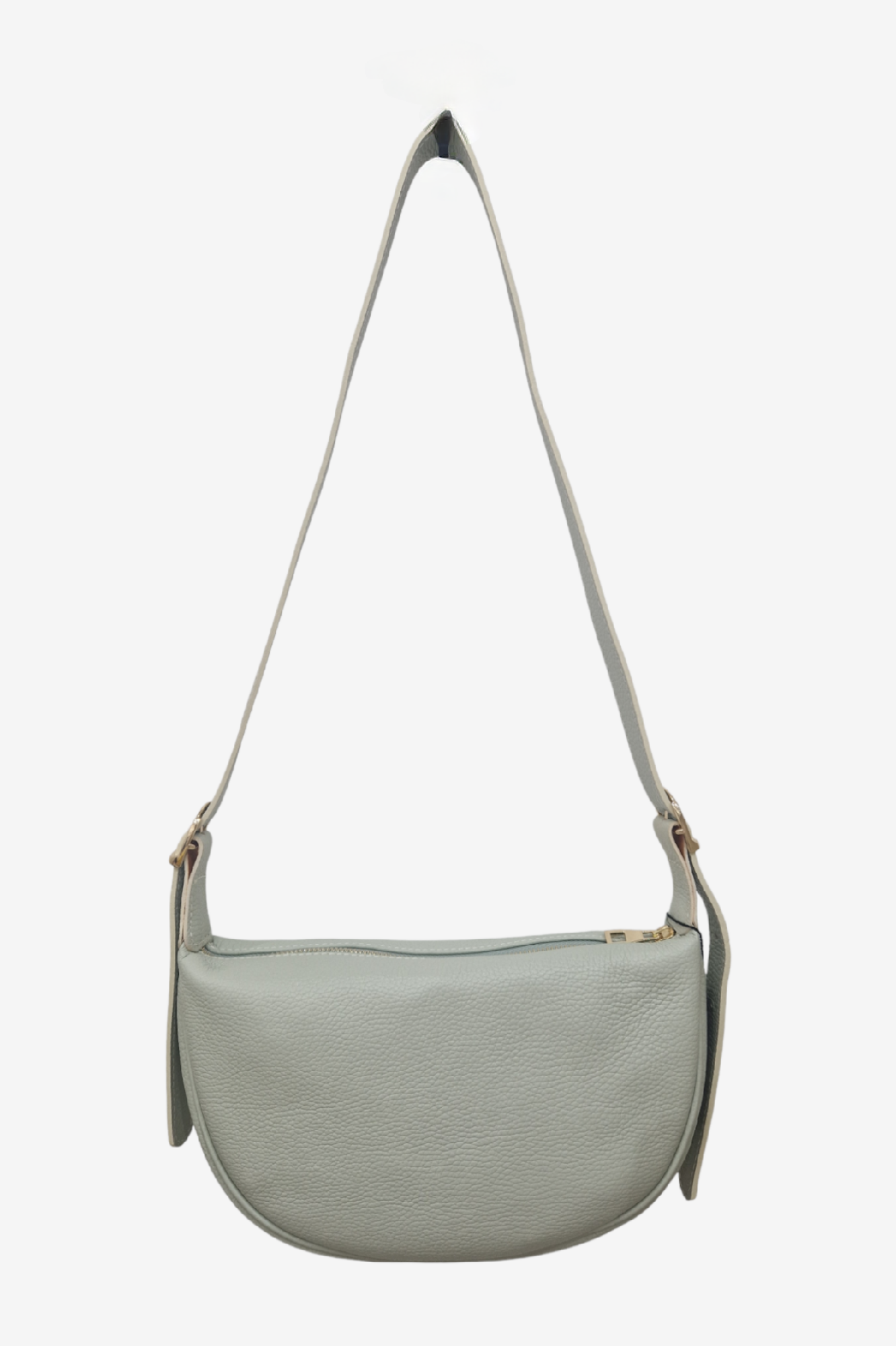 ANDREA CARDONE SOFT SAGE GREEN ITALIAN LEATHER CROSSBODY BAG