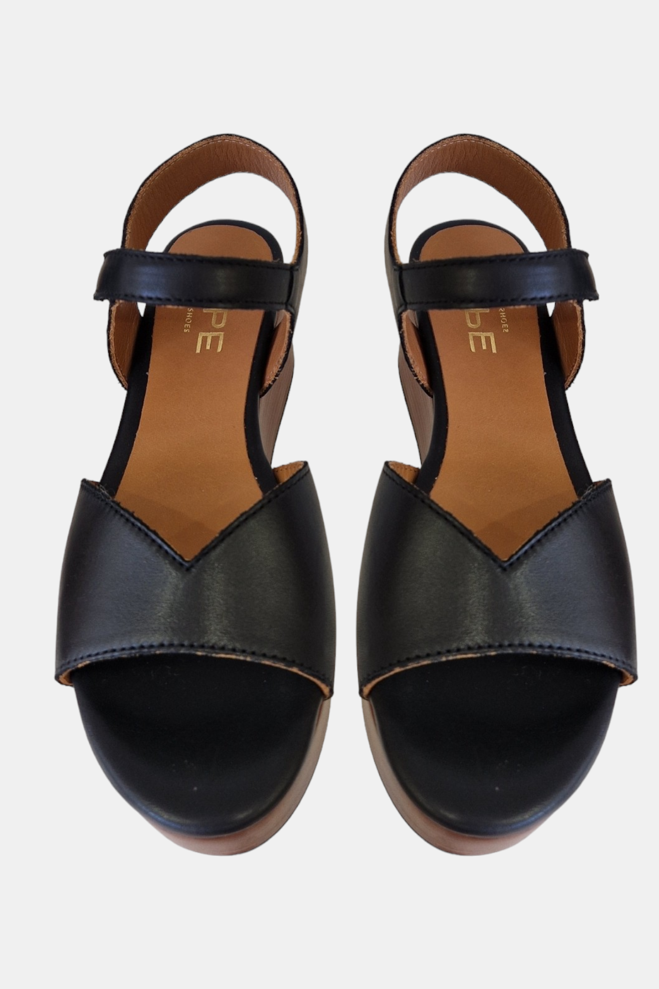 ALPE 5158 BLACK LEATHER SANDAL