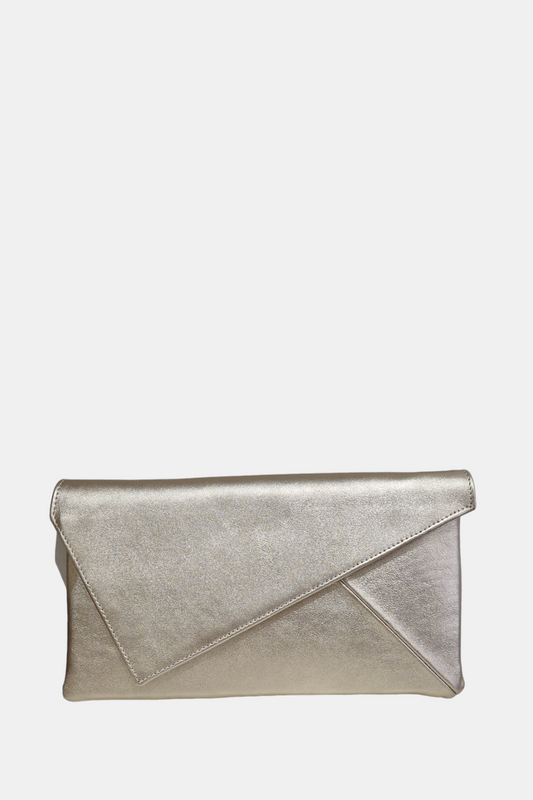 MARIAN LEATHER CLUTCH