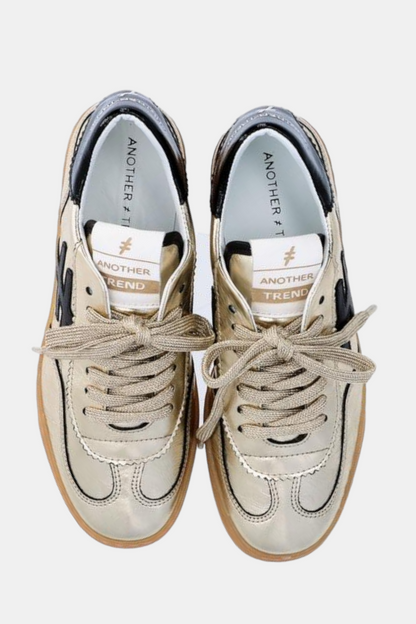 ANOTHER TREND GOLD TRAINERS