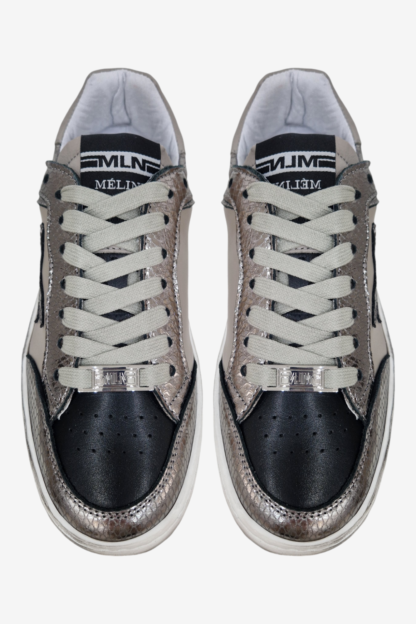 MELINE STARDUST PEWTER/GREY TRAINER