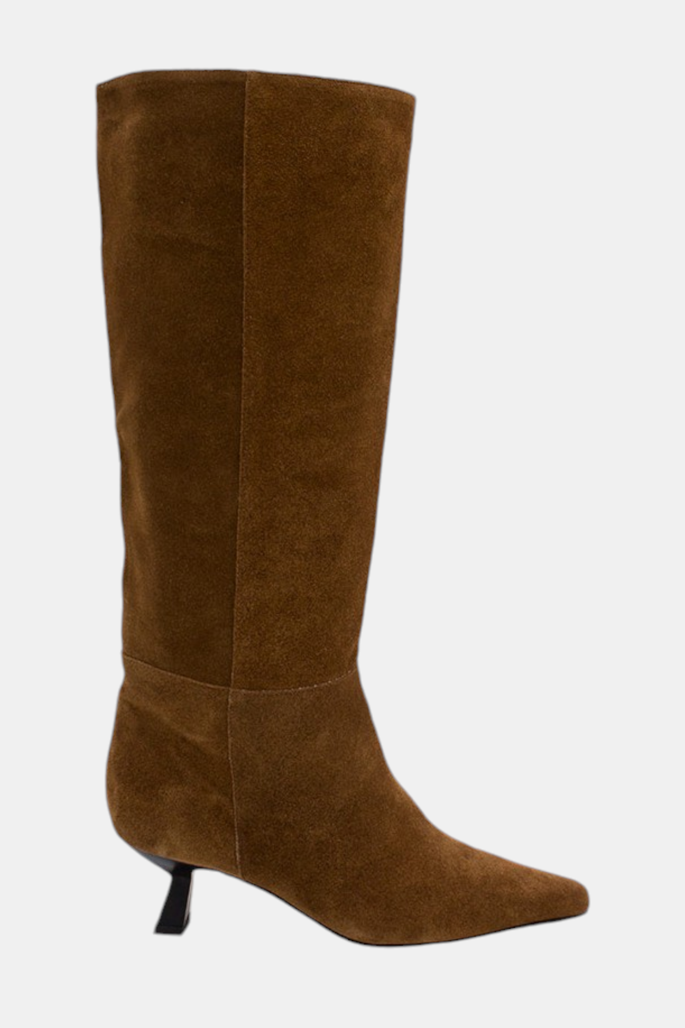 ANGEL ALARCON 24545 COGNAC SUEDE KNEE HIGH BOOTS