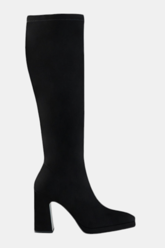 LODI LIMBO SUEDE MICROFIBRE KNEE HIGH SOCK BOOT