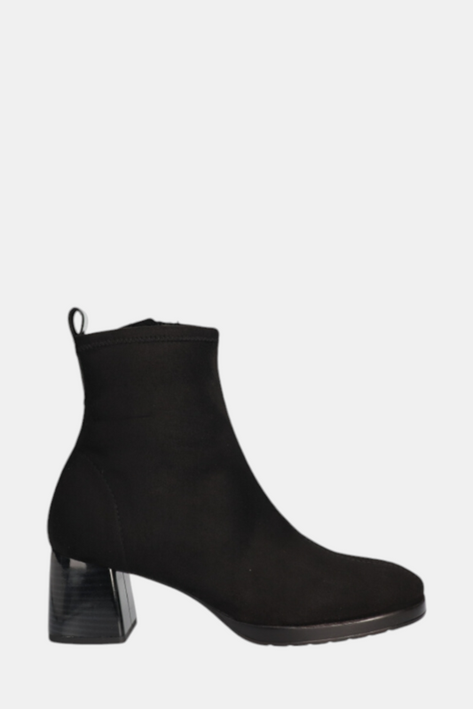 D'CHICAS 5319 BLACK SUEDE SOCK BOOT