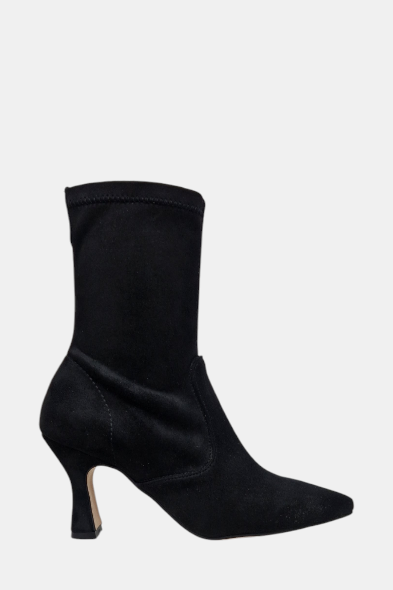 D'CHICAS BLACK SUEDE SOCK BOOT