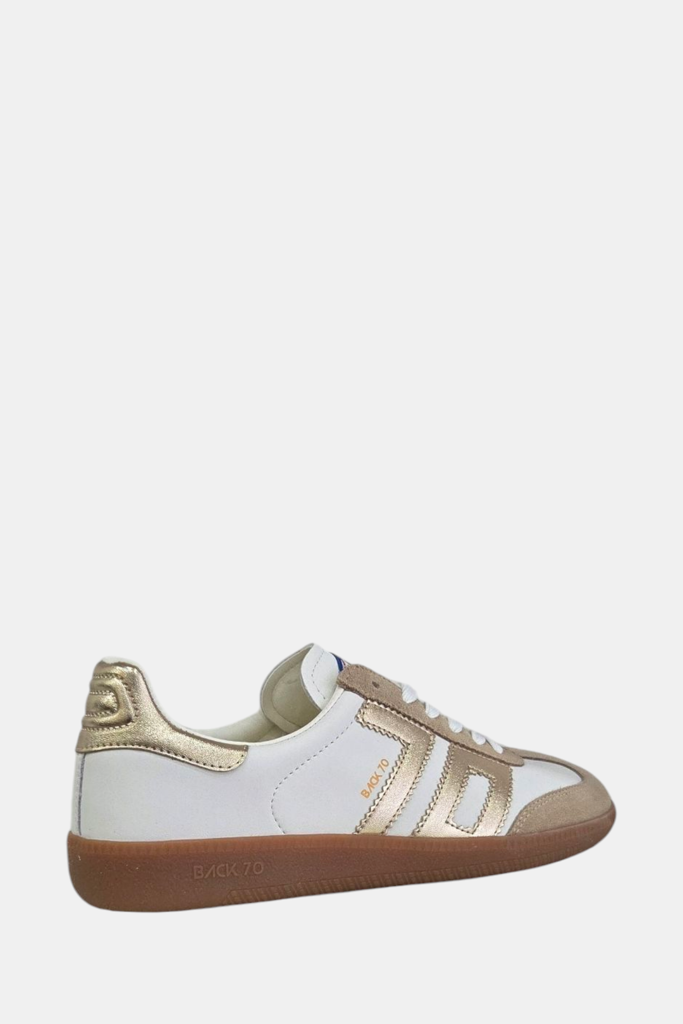 BACK70 CLOUD BEIGE LEATHER TRAINER