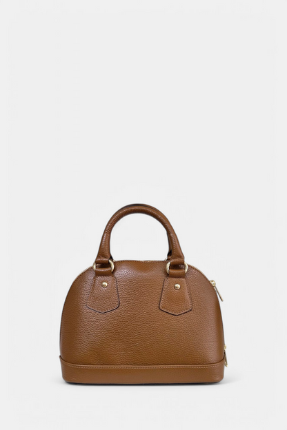 MARLON OPERA TOTE AND CROSSBODY TAN LEATHER BAG