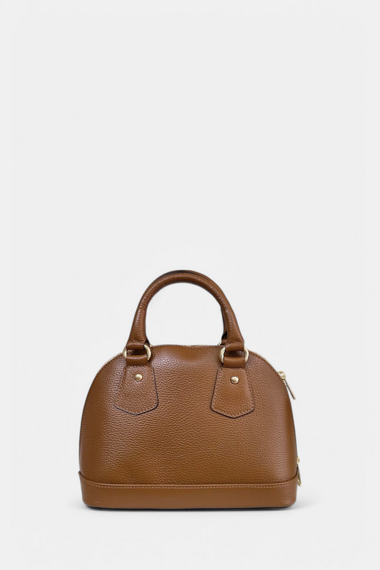 MARLON OPERA TOTE AND CROSSBODY TAN LEATHER BAG