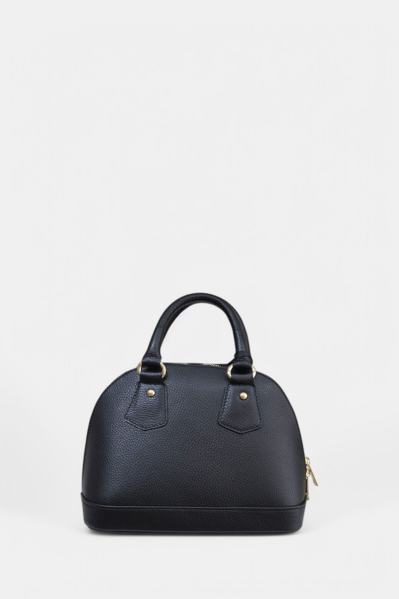 MARLON OPERA TOTE AND CROSSBODY BLACK LEATHER BAG