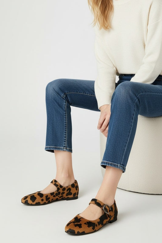 PITILLOS 11661 LEOPARD PRINT MARYJANE