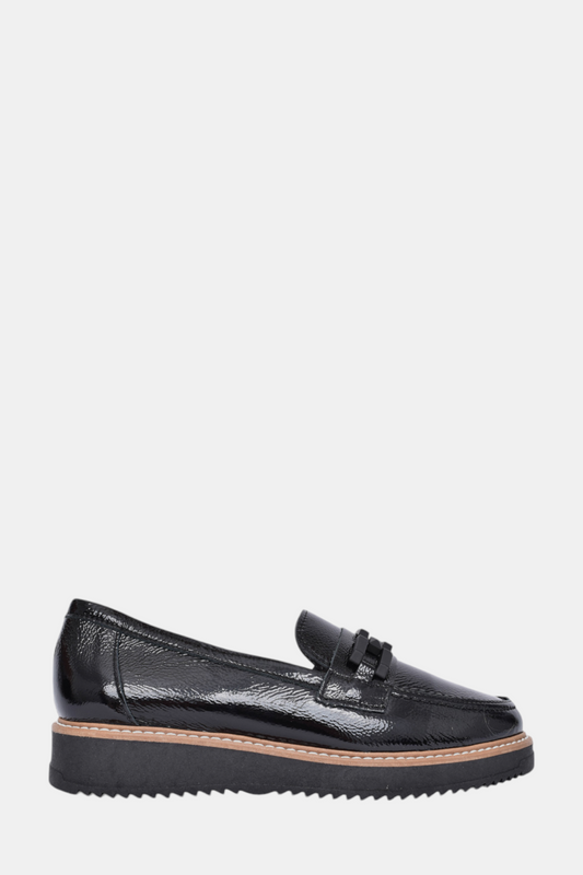 PITILLOS 10070 BLACK PATENT LEATHER LOAFER