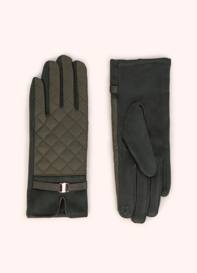 POWDER PENELOPE OLIVE GLOVES