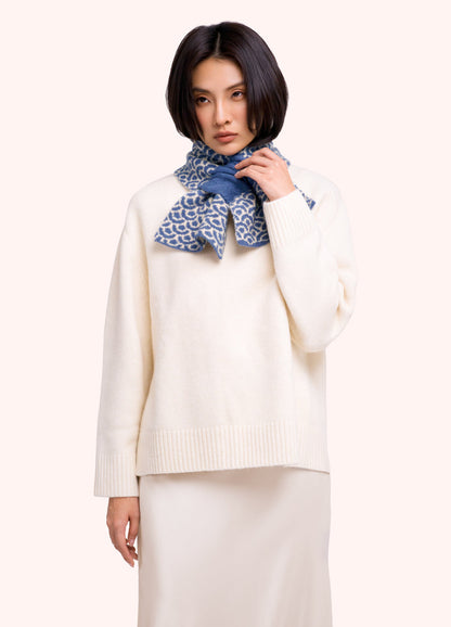 POQDER AGATHA DENIM MIX SCARF