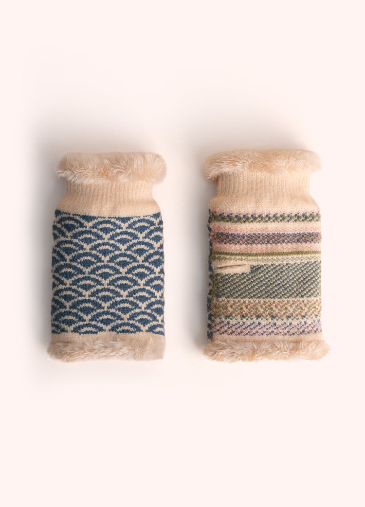 POWDER AGATHA WRIST WARMERS