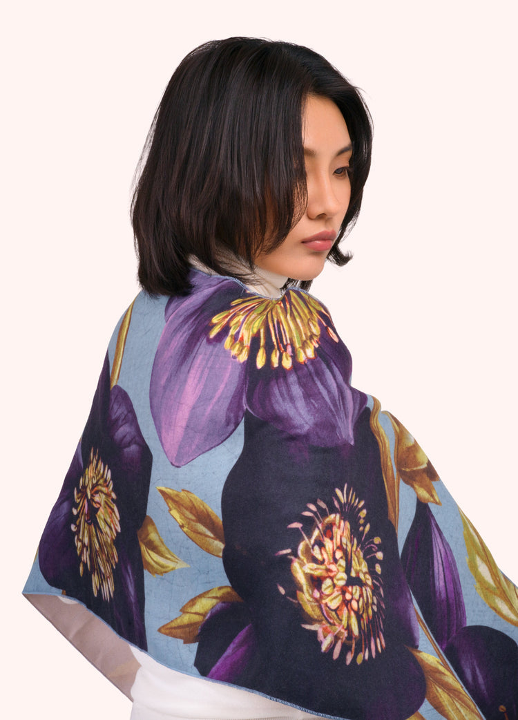 POWDER Hellebore Lux Print Scarf