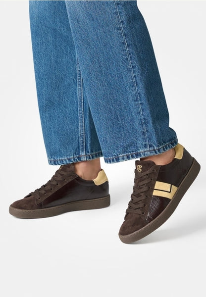 PAUL GREEN 5464 MOCHA TRAINER