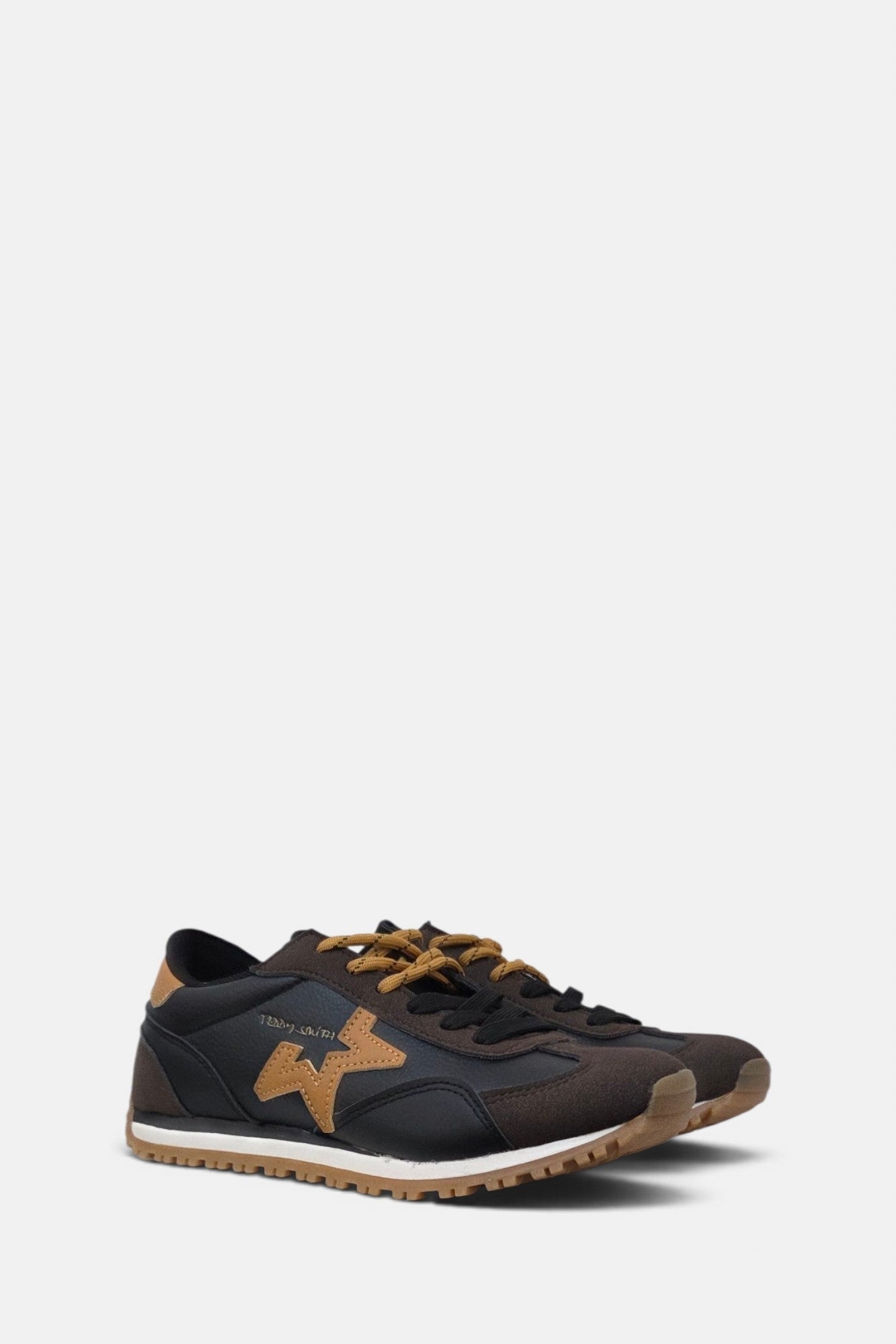 TEDDY SMITH 121131 BROWN/ BLACK TRAINER