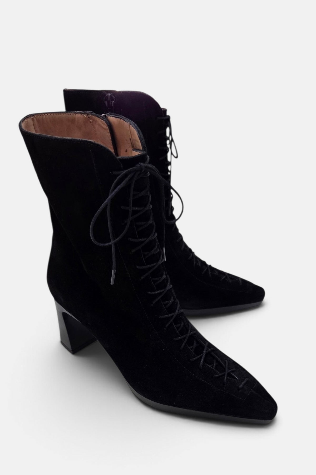 Hispanitas 265227 black suede lace up boot